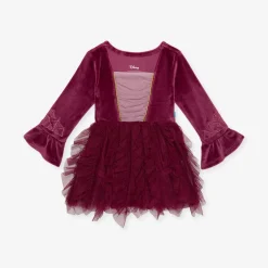Velour Tulle Bodysuit Dress