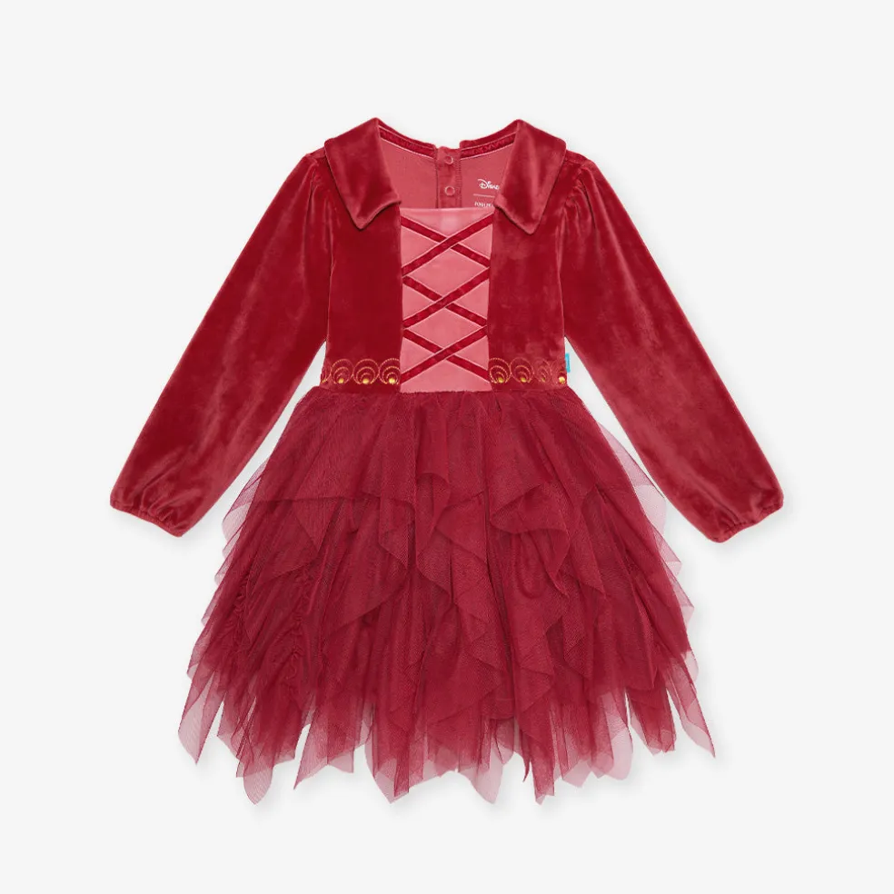 Velour Tulle Dress