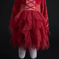 Velour Tulle Dress