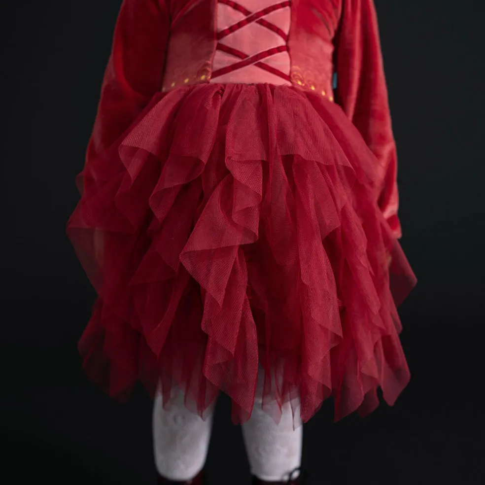 Velour Tulle Dress