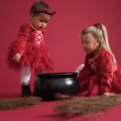 Velour Tulle Dress
