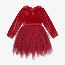 Velour Tulle Dress