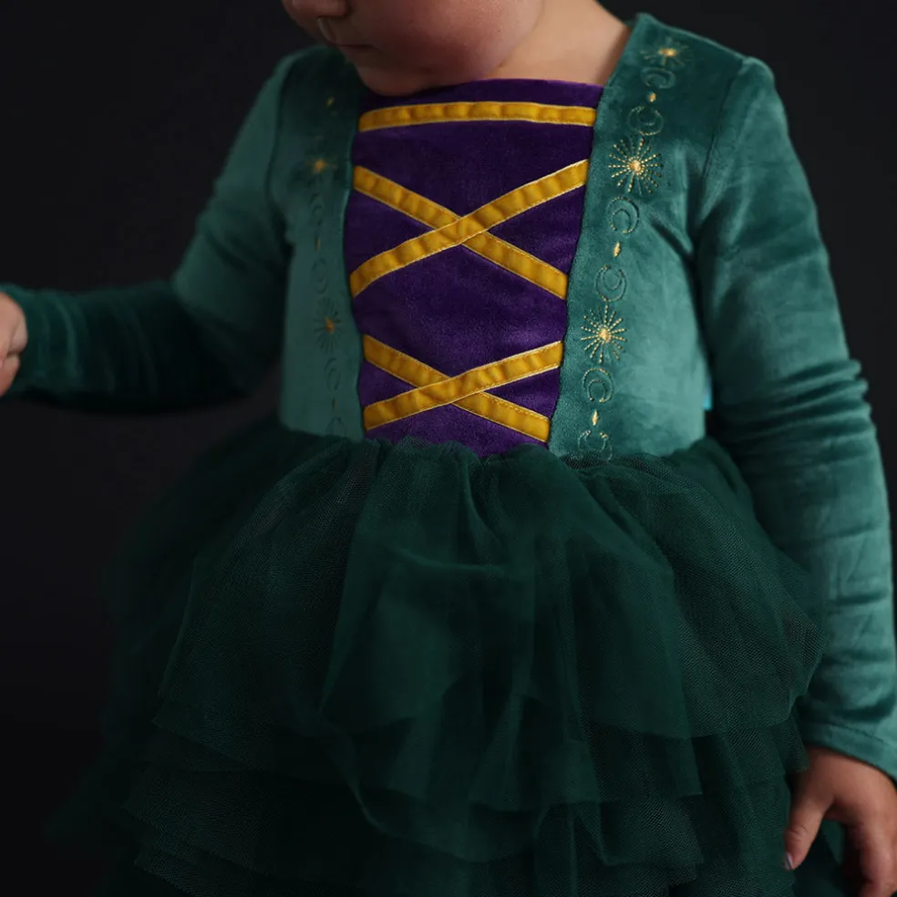 Velour Tulle Dress
