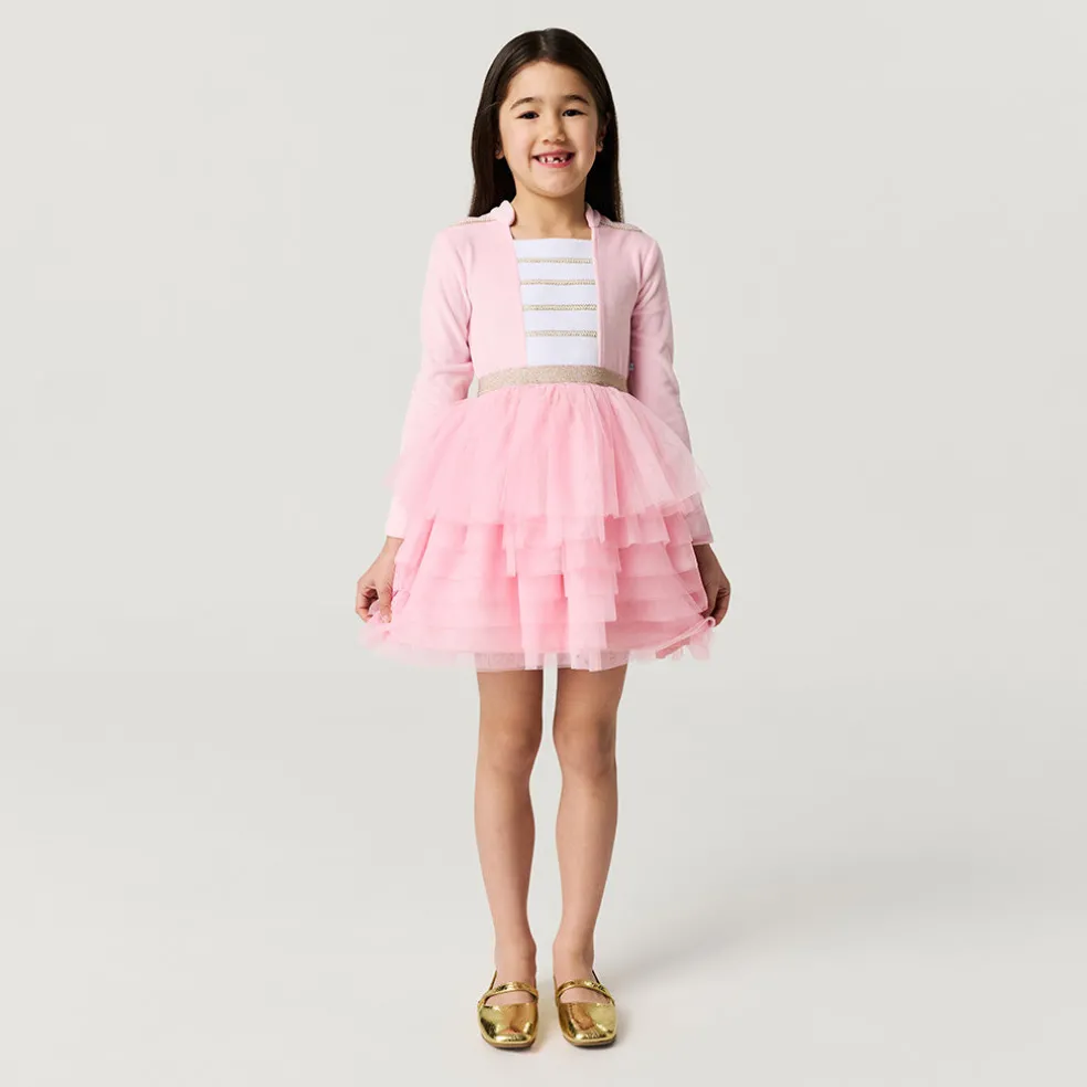 Velour Tulle Dress
