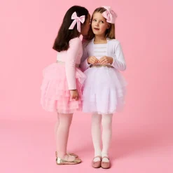 Velour Tulle Dress