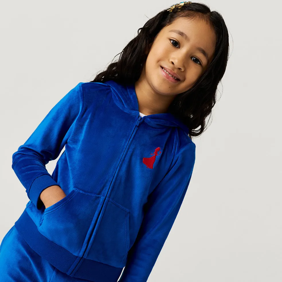 Velour Zip Hoodie