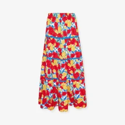 Women's Bamboo Challis Maxi Skirt