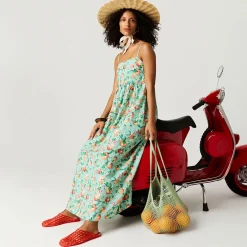 Women's Bamboo Challis Maxi Dress