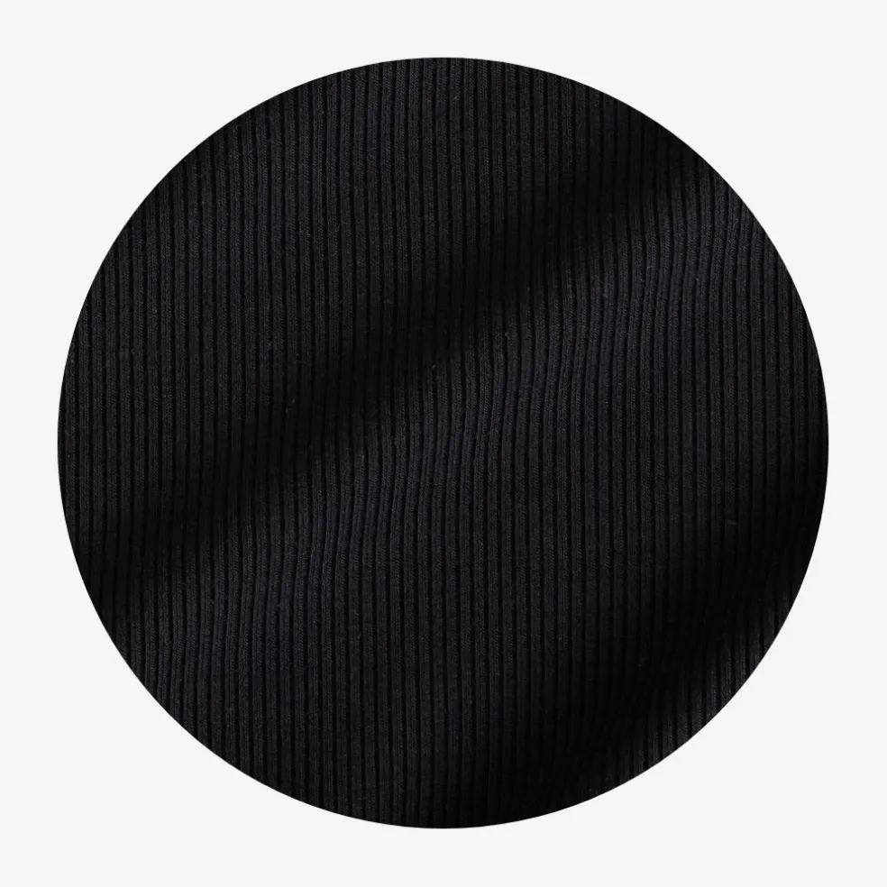 Women's Black Premium Knit Straight Pants