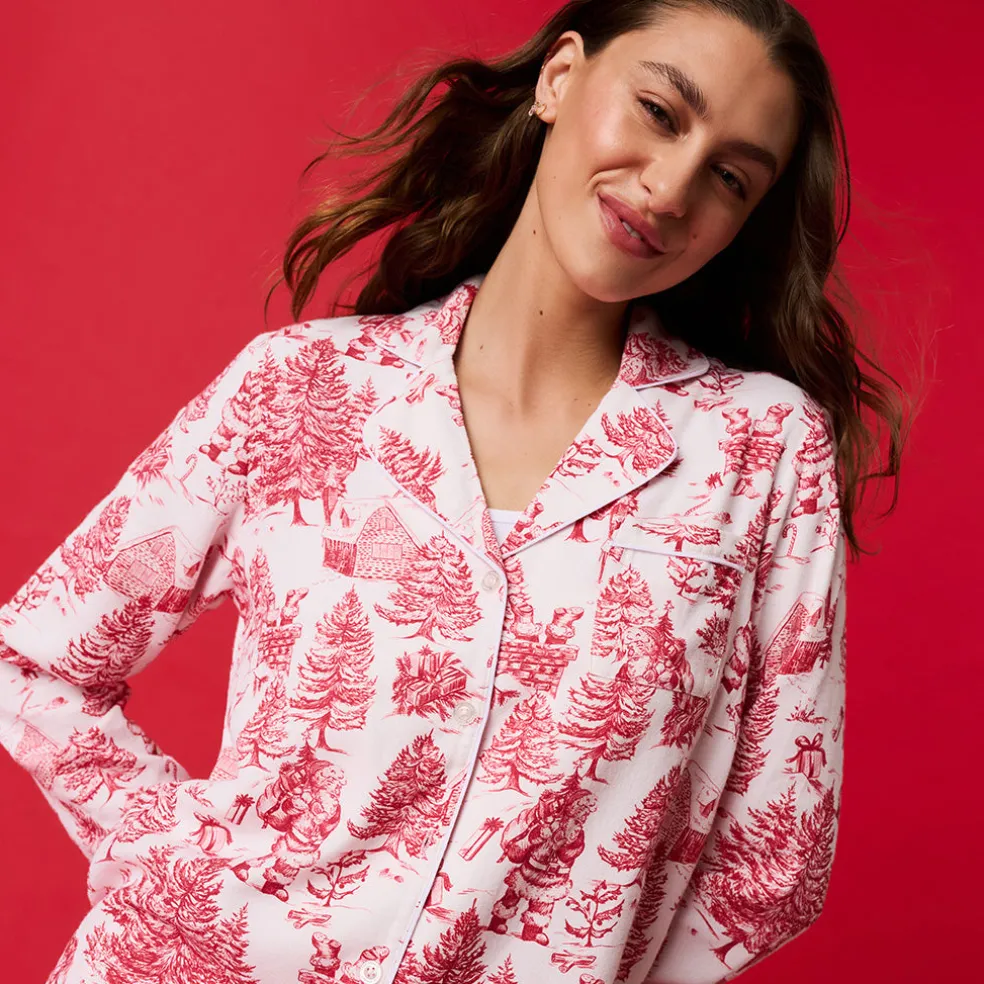 Women's Flannelette Pajama Set