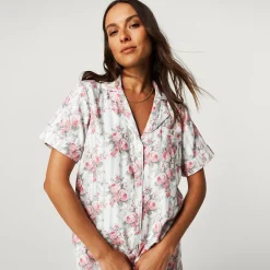 Women's Flannelette Short Pajama Set