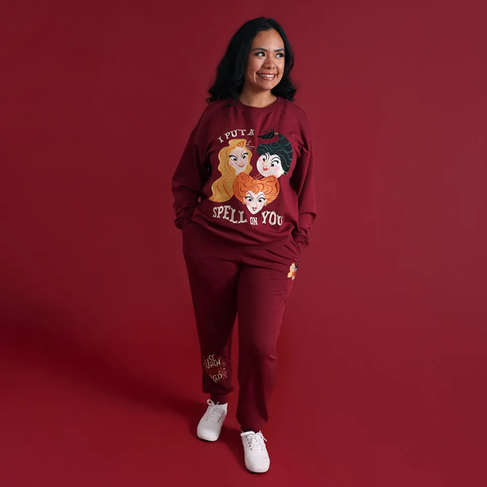 Women's Fleece Graphic Sweatshirt Jogger Set