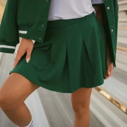 Women's French Terry Pleated Skort