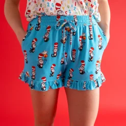 Women's French Terry Ruffled Shorts