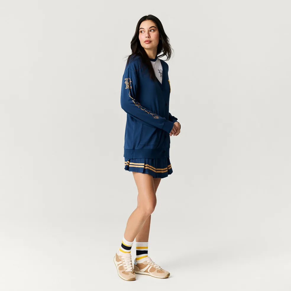 Women's French Terry Varsity Cardigan