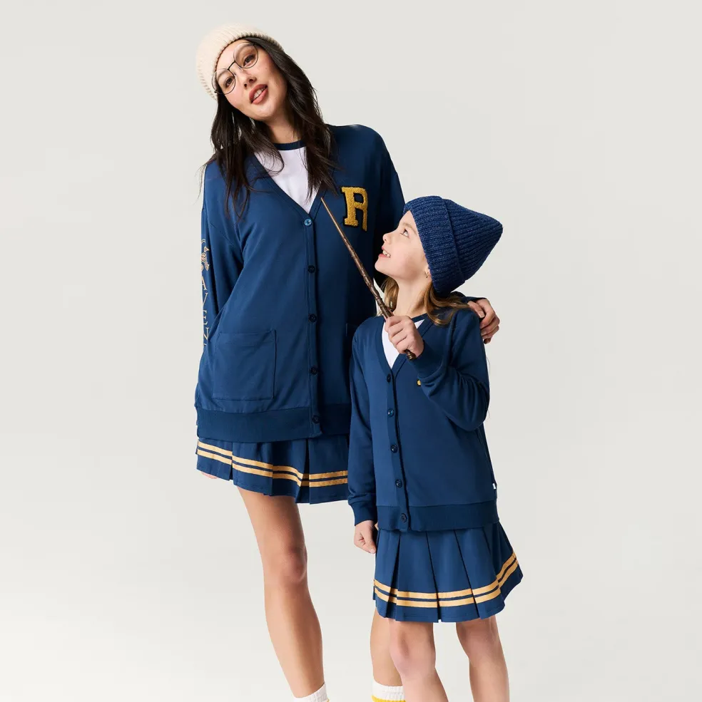 Women's French Terry Varsity Cardigan