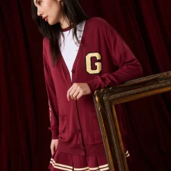 Women's French Terry Varsity Cardigan