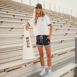 Women's French Terry Varsity Shorts