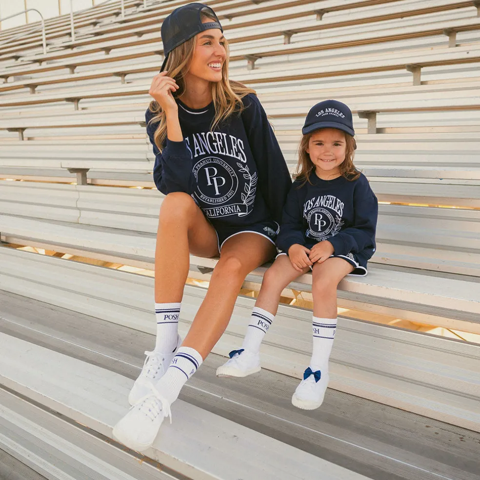 Women's French Terry Varsity Shorts