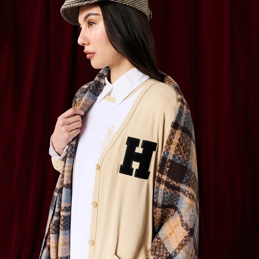 Women's French Terry Varsity Cardigan