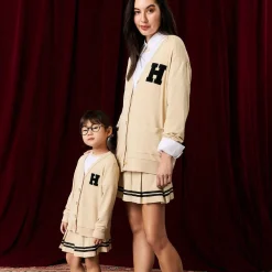 Women's French Terry Varsity Cardigan