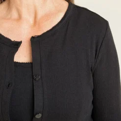 Women's Pointelle Cardigan