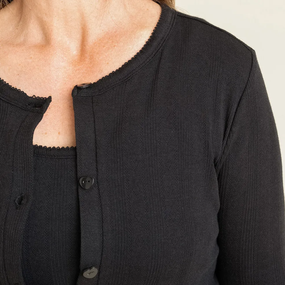 Women's Pointelle Cardigan