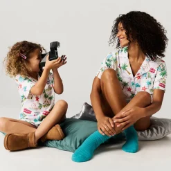 Women's Twill Pajama Short Set