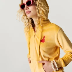 Women's Velour Zip Hoodie