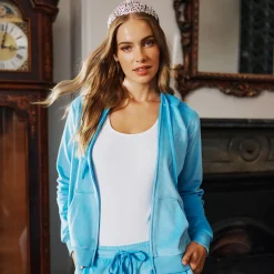 Women's Velour Zip Hoodie