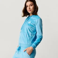 Women's Velour Zip Hoodie