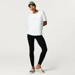 Women's White Loose Tee